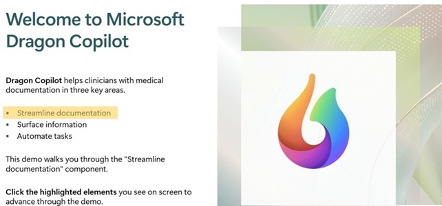 Welcome to Dragon Copilot Self-Guided Demo - Streamline Documentation - from Image Management, LLC